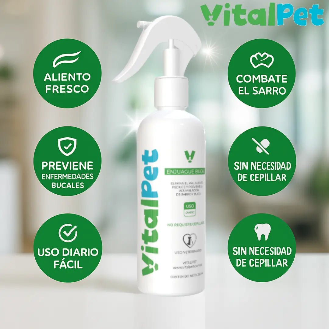 Vitalpet enjuague bucal